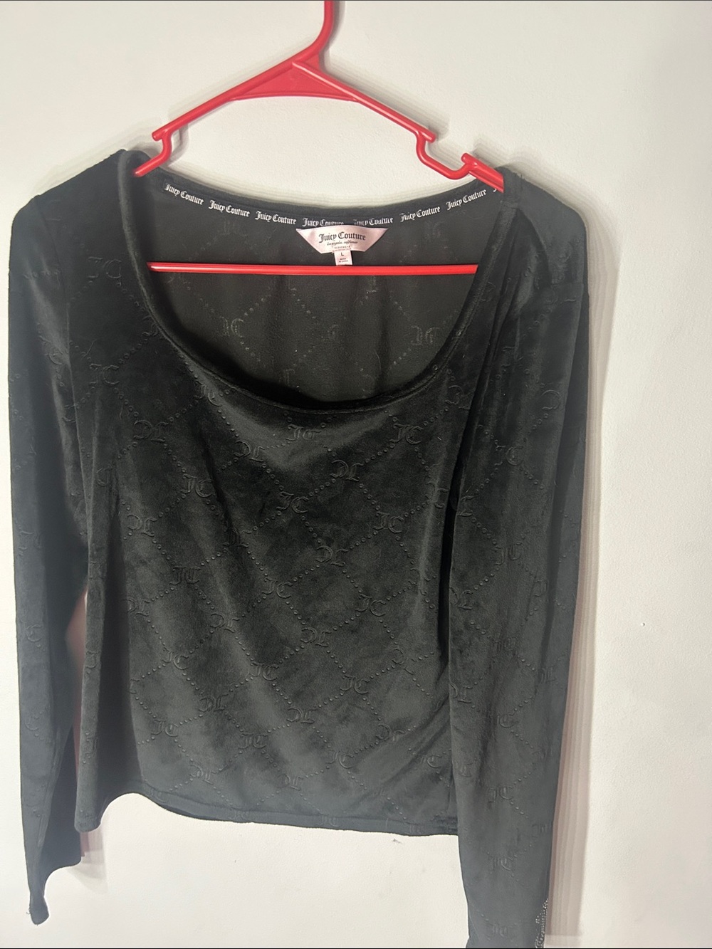 BLACK JUICY COTURE PAJAMAS- BOTTOM AND TOP